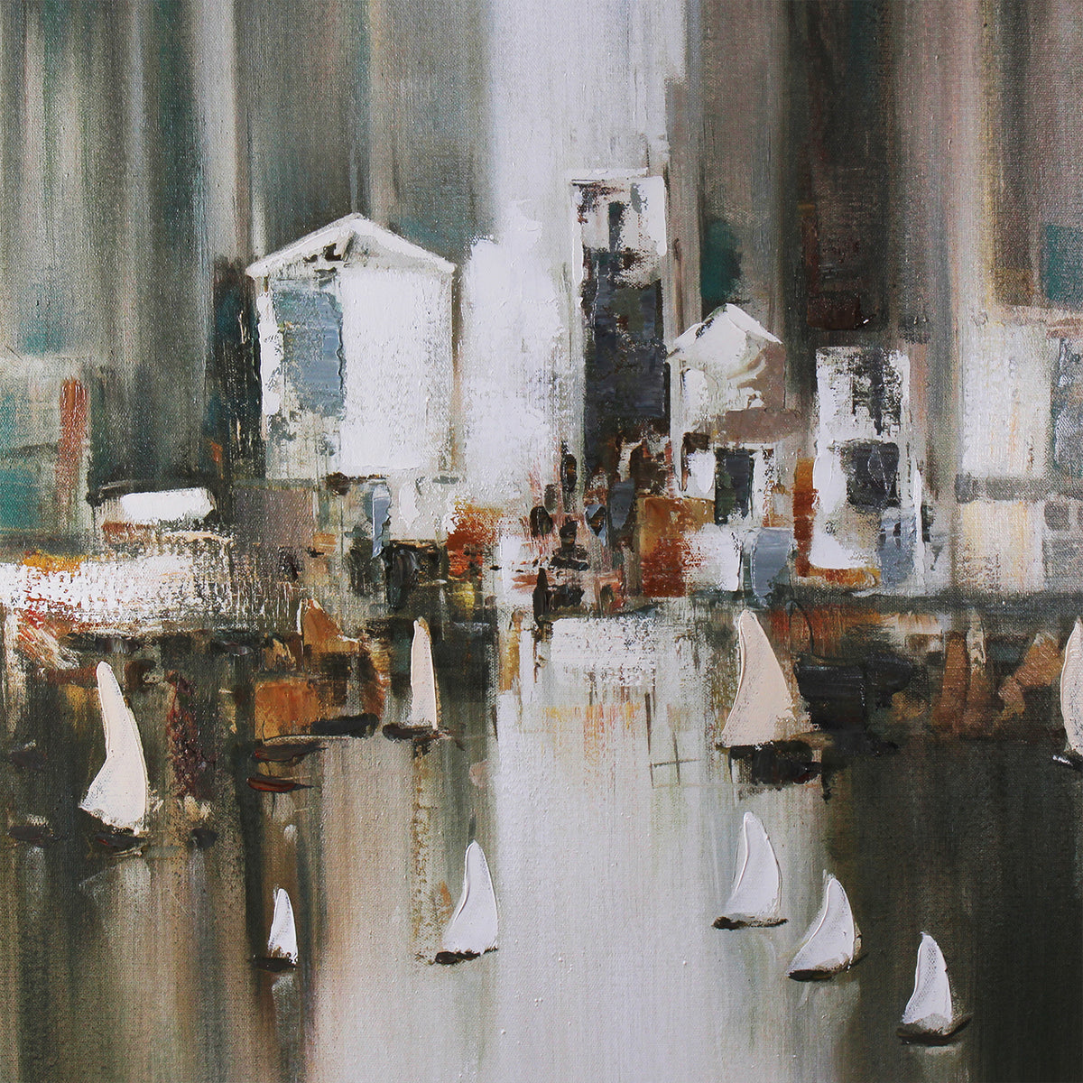 "Fog City" Oil Painting