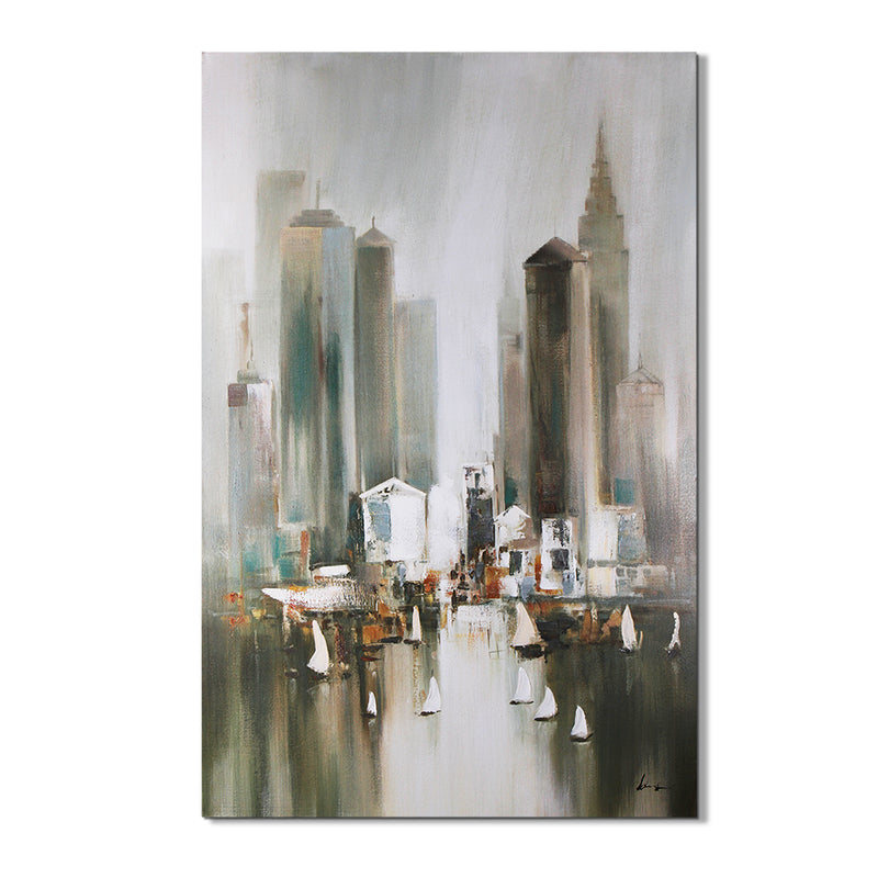 "Fog City" Oil Painting