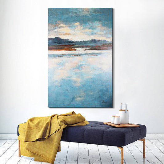 "Jade Lake" Oil Painting
