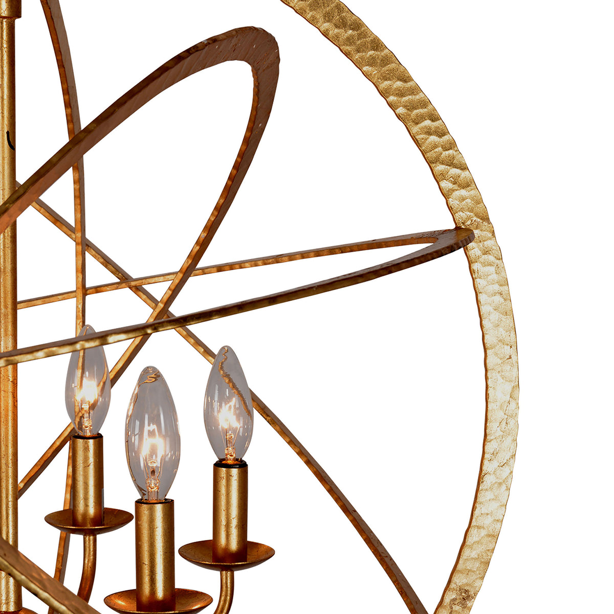 "Atomo" Candle-Style Globe Chandelier