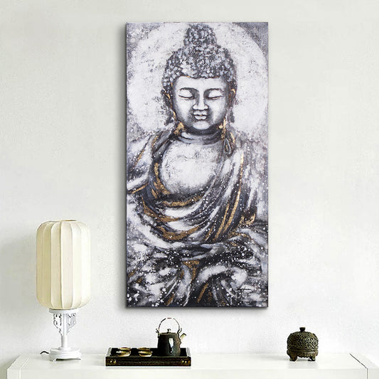 "Peaceful Buddha" Oil Painting