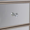 "Argento" Mirrored 2-Drawer Bedside Nightstand