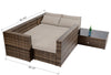 Baner Garden “Nat” PE Wicker Sectional Sofa Patio Set