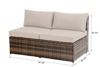 Baner Garden PE Wicker Sectional Sofa Patio Set