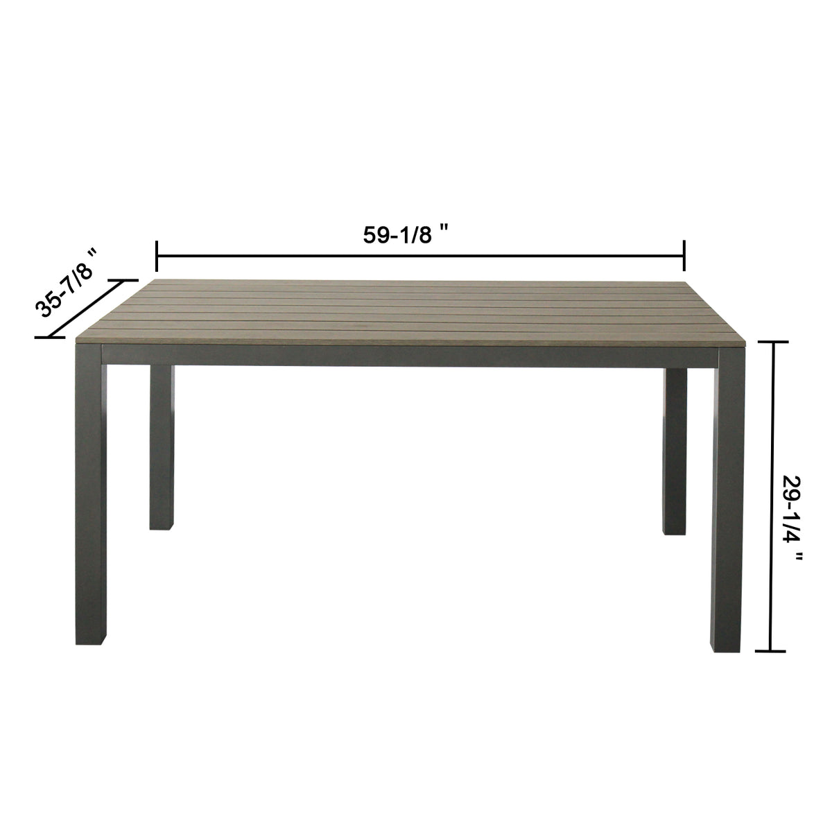 Magari Corte I Outdoor Dining Set, 7 Pieces