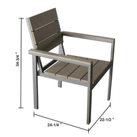 Magari Corte I Outdoor Dining Set, 7 Pieces