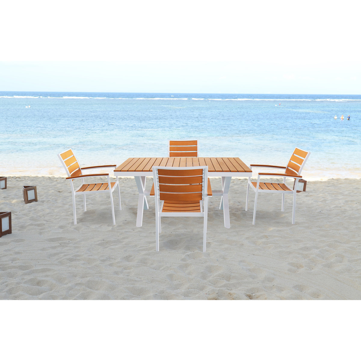 Magari Corte II Outdoor Dining Set, 5 Pieces