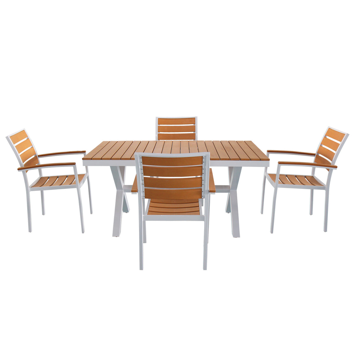 Magari Corte II Outdoor Dining Set, 5 Pieces