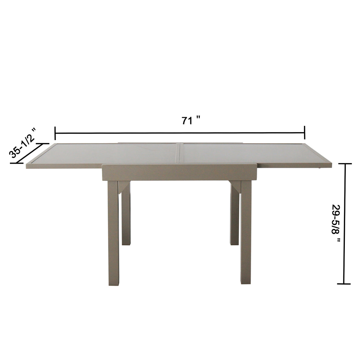 Magari Corte Ingrandire I Outdoor Dining Set, 5 Pieces