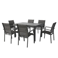 Magari Corte Ingrandire III Outdoor Dining Set, 7 Pieces