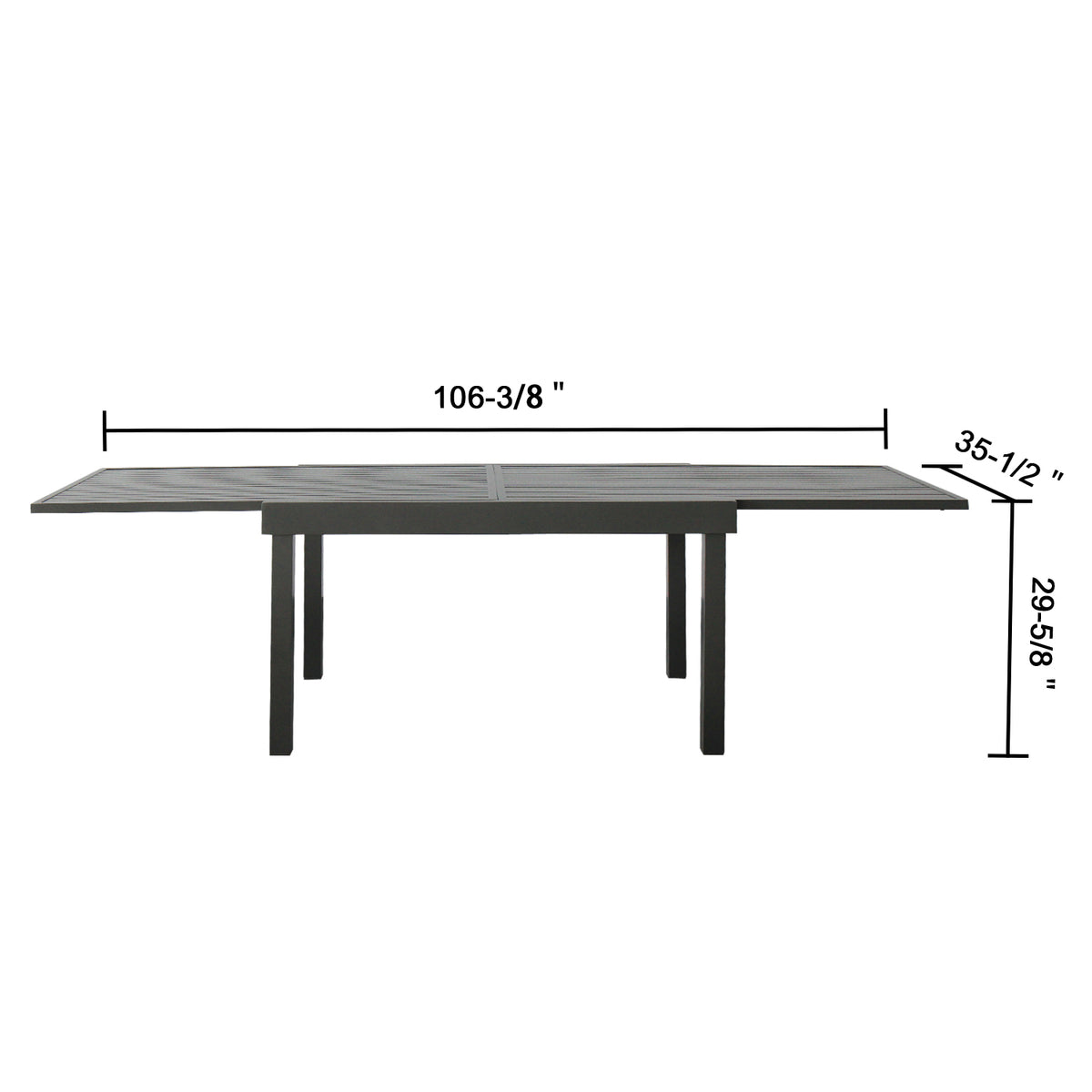 Magari Corte Ingrandire III Outdoor Dining Set, 7 Pieces