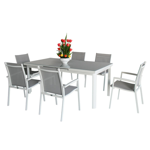 Magari Corte Ingrandire V Outdoor Dining Set, 7 Pieces