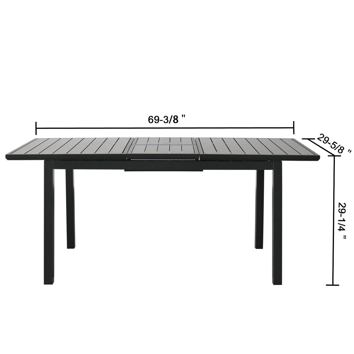 Magari Corte Ingrandire II Outdoor Dining Set, 7 Pieces