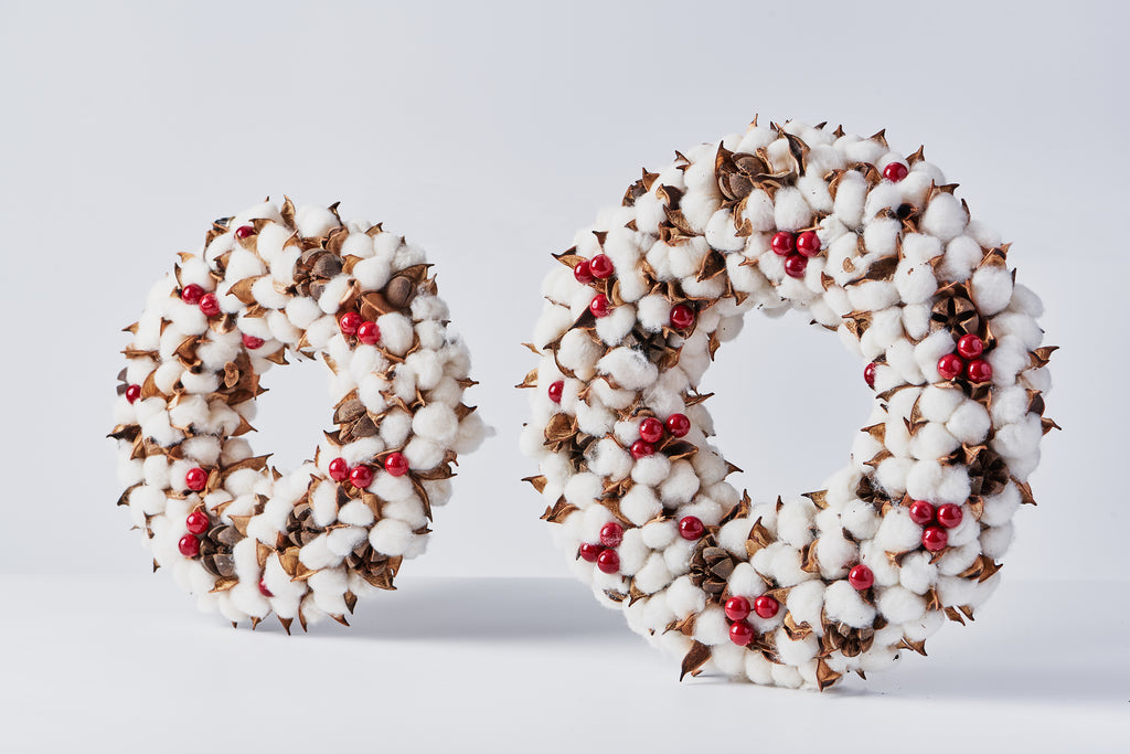 Handcrafted Cotton Wreath