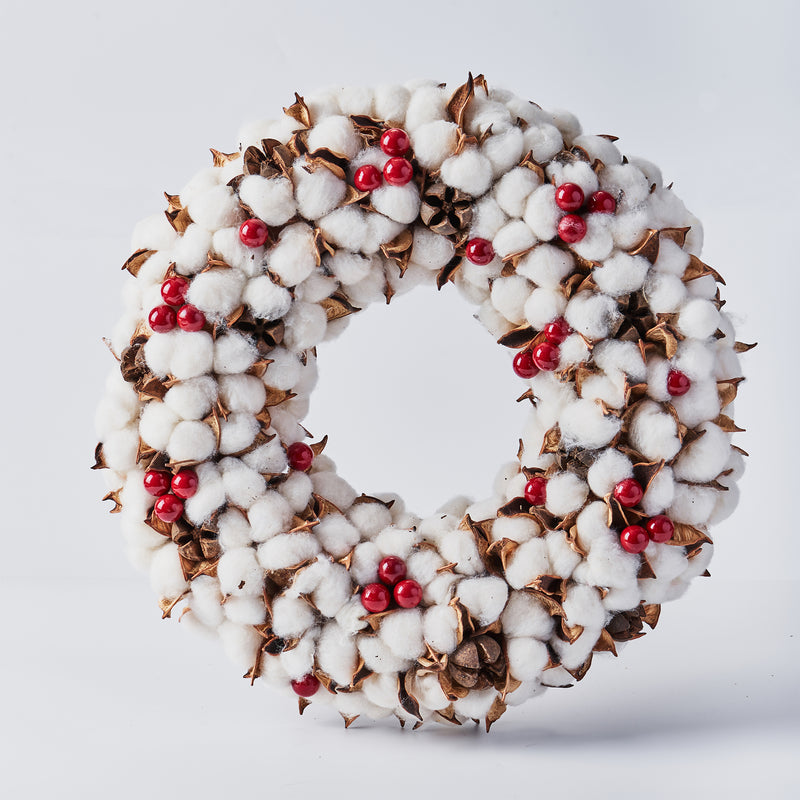 Handcrafted Cotton Wreath