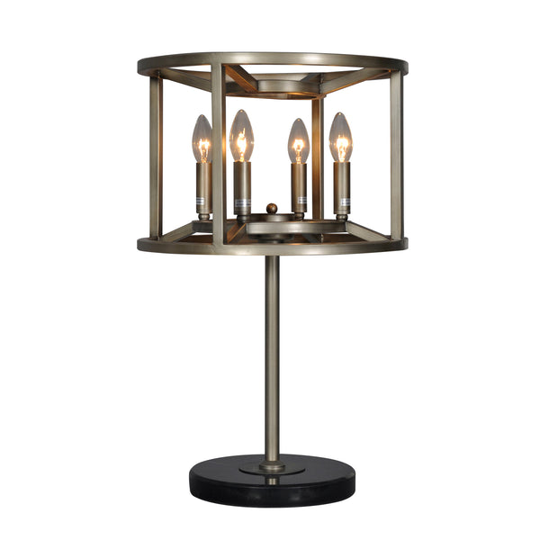 "Reticolo" 4-Bulb Candle-Style Table Lamp